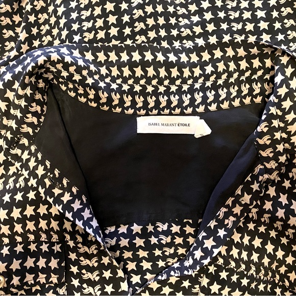 Isabel Marant Etoile Starry Silk Top Blouse - Picture 11 of 16